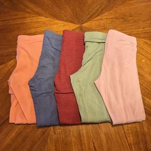 5 Old Navy Kids Leggings Size Small (6-7)